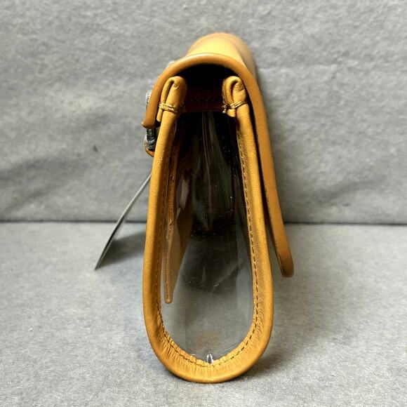 Kelly Moore NWT Leather Clear Belt Bag Concert Sport Event Festival Fanny Pack - Picture 4 of 7